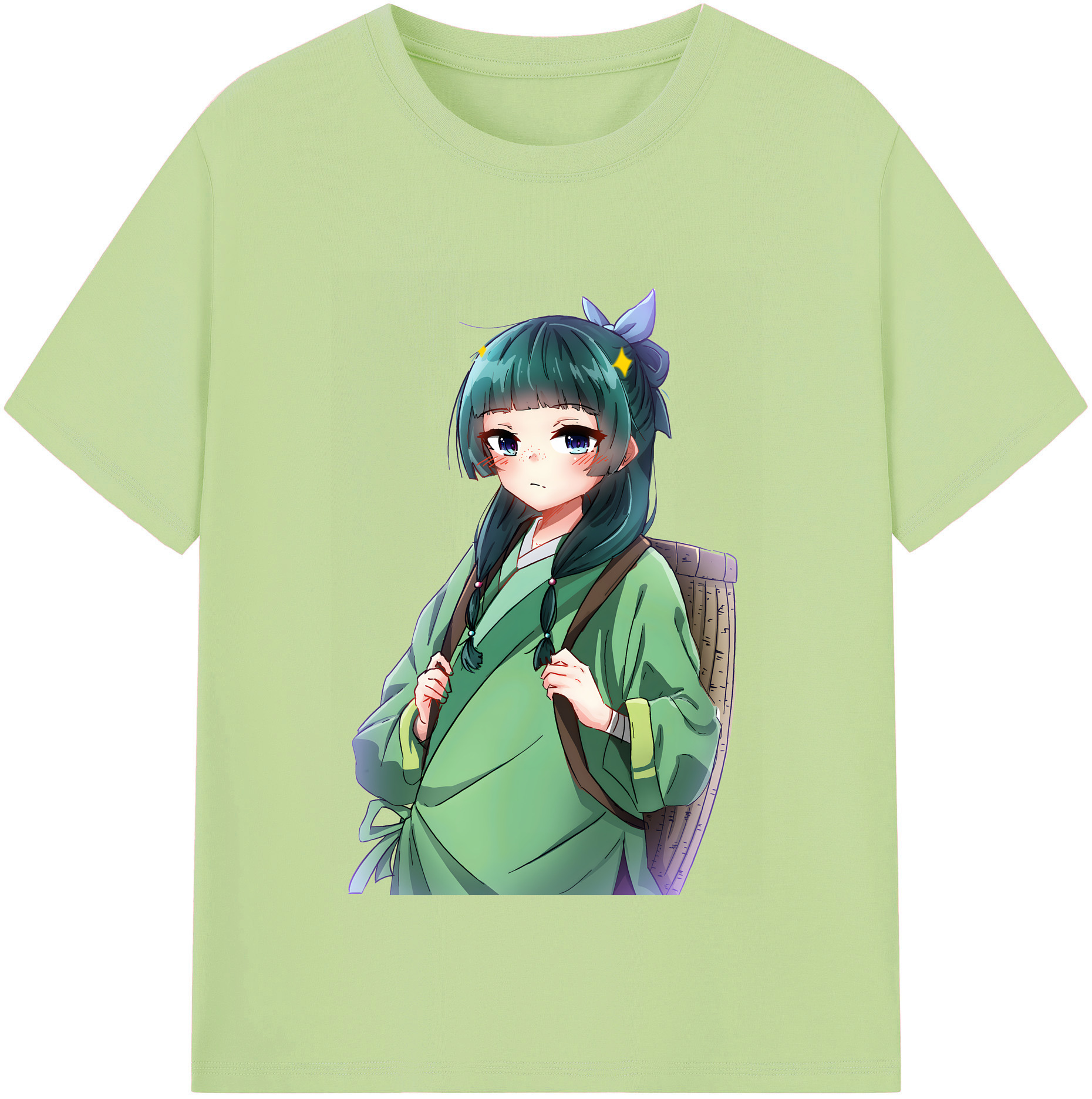 （画像用） 薬屋のひとりごと The Apothecary Diaries 綿100％半袖Tシャツ（フロントプリント）